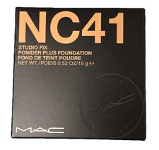 MAC Studio Fix Powder Plus Foundation Shade NC41 Full Size 15g Original Formula