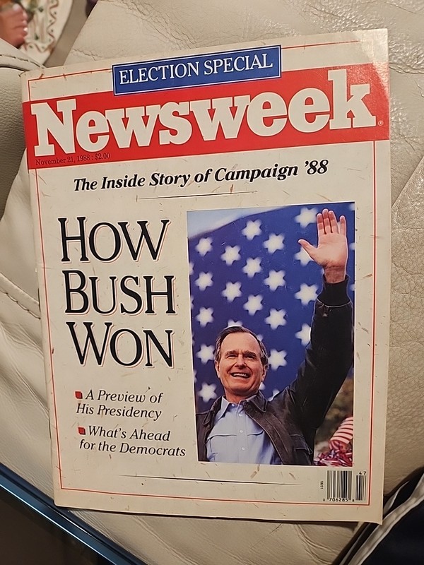 Newsweek Magazine November 21 1988 How George W. Bush Won Preview Presidency