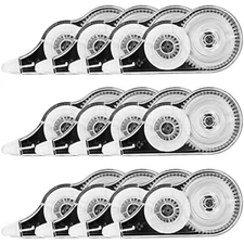 12 Pack White Out Tape Correction Tape, 39 Feet Each Whiteout Roller Correction