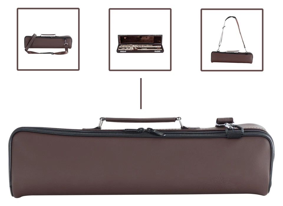 Flauto Traverso in Nichel Argento Fori con Spina Mi-Meccanico con Astuccio Borsa - Immagine 4 di 4