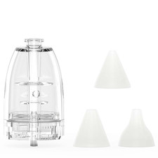 Official Upgraded Larger Suction Chamber and 3Pcs Silicone Tips for Nasal Aspir