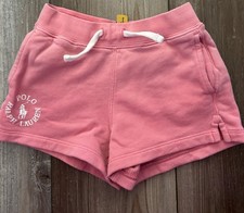 POLO Ralph Lauren Toddler Kids Pink Cotton Shorts Size 4
