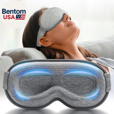 Weighted Eye Mask for Sleeping - 3D Blackout Sleep Mask for Women Men, Zero Eye