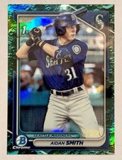 2024 Bowman - Chrome Prospects Aidan Smith #BCP-45 Aqua Lunar Refractor /125