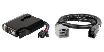 CURT Triflex Next Trailer Brake Controller w/ Custom Wiring Harness 51146 51459