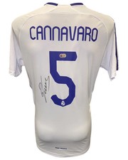 FABIO CANNAVARO SIGNED REAL MADRID 2007/08 HOME SHIRT (ACG CERT AG17449)