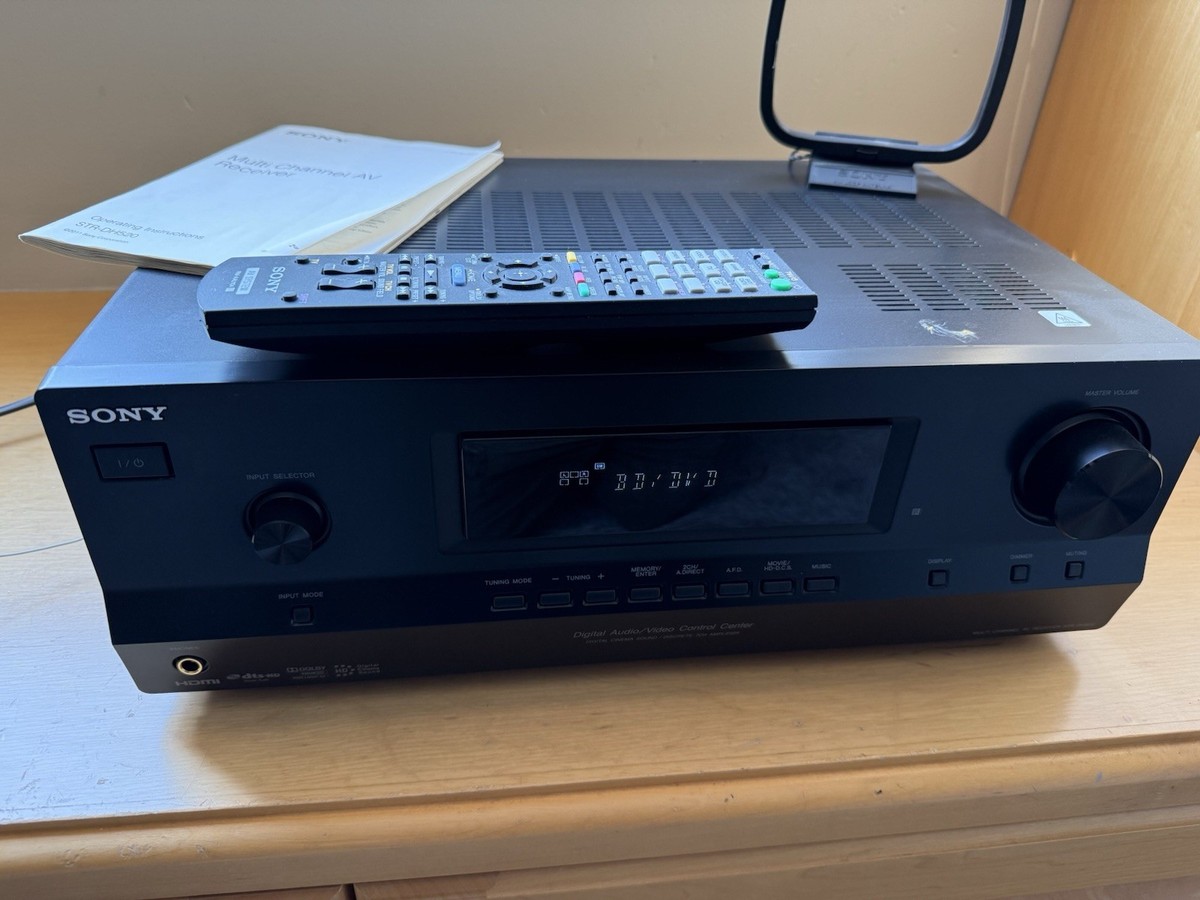 SONY STR-DH520 AVアンプ ブラック 極美品 Sony STR-DH520 7.1-channel home theater receiver at Crutchfield