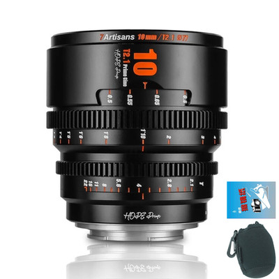 7artisans 10mm S35 Hope Prime T2.1 Cinema Lens for Micro M4/3 MFT Mount Camera