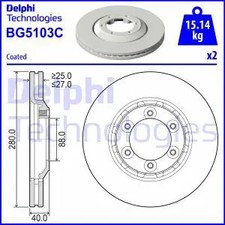 Disque de frein Isuzu D-MAX