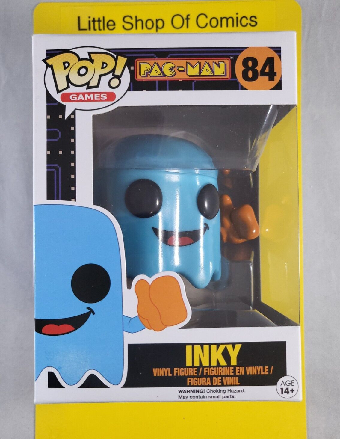 Funko Pop! Games Pac-Man Inky #84 Vinyl Figure See Photos