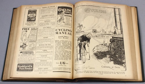 Jan - Juin 1921 Rare CYCLISME 26 numéros originaux magazine outlet périodique illustré