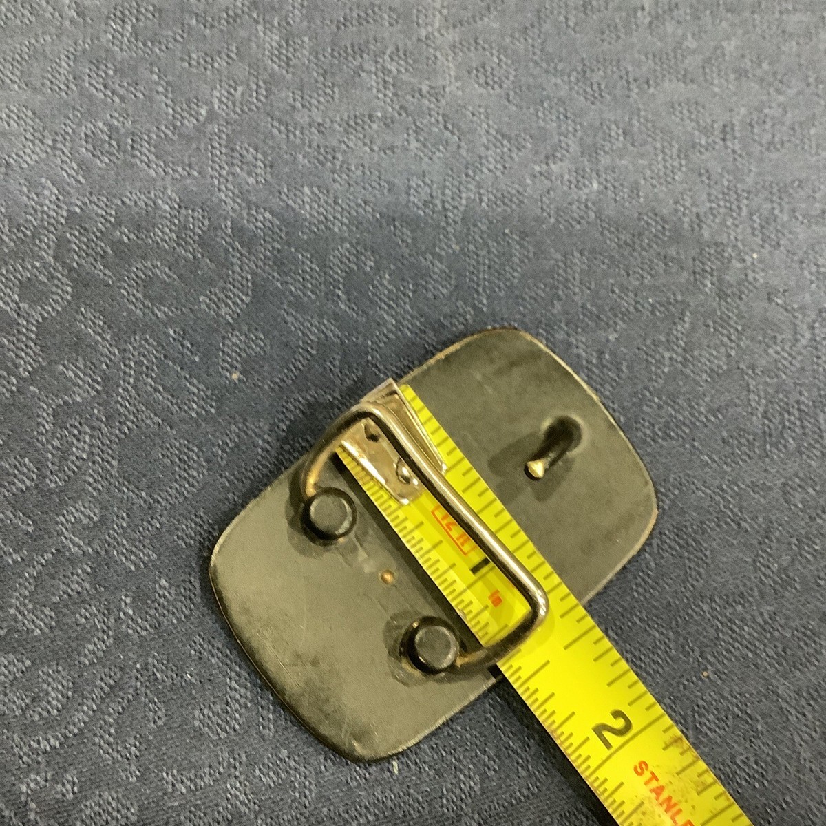 Black Hills Gold Lazy K 10K Gold Trim Oval Belt Buckle with Black Hills Gold Lazy K 10K Gold Trim Oval Belt Buckle with