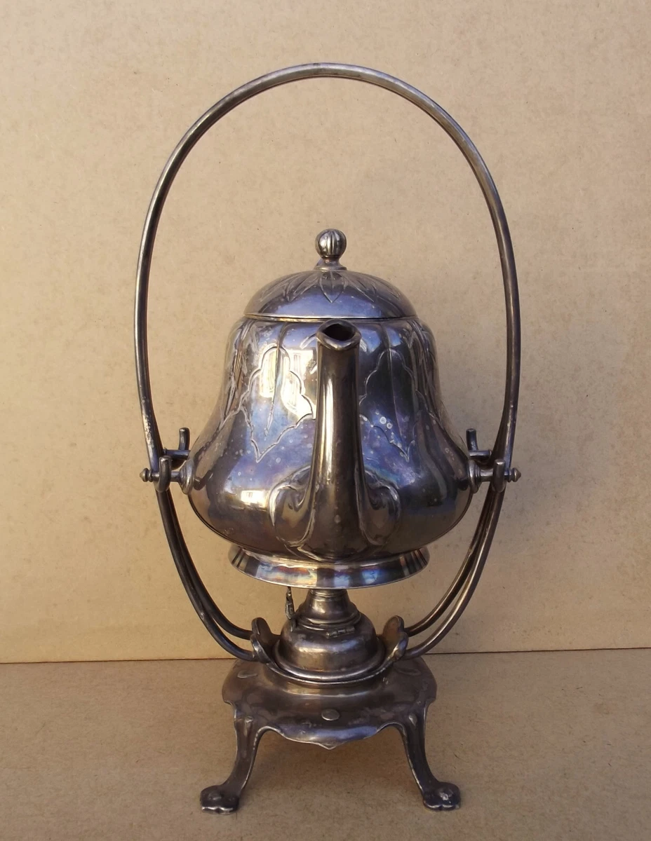 ART DÉCO: SAMOVAR ou fontaine à thé England XIXème métal argenté Judaica EUR 240,00 - FR