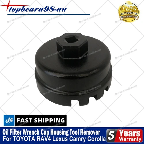 For Toyota RAV4 Lexus Camry Corolla Oil Filter Wrench Cap Housing Tool Remover