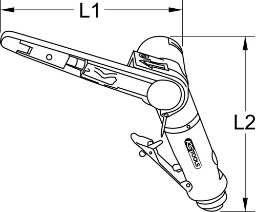 KS TOOLS Druckluft-Bandschleifer, 150mm - Bild 5 von 5