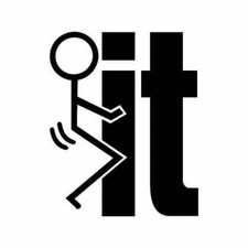 Vinyl Decal- F It  Fk It F It Pick Size Color Car Sticker