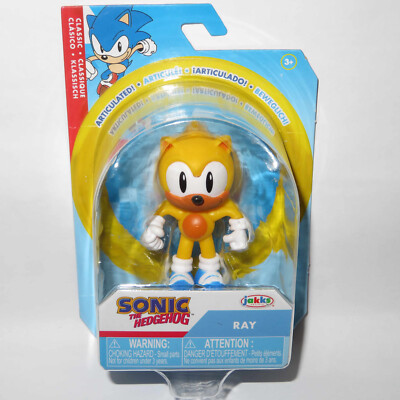 *NEU* 2,5'' CLASSIC RAY! SONIC THE HEDGEHOG JAKKS 2022 FIGUR SPIELZEUG SEGA JOINTED