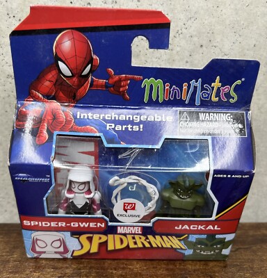 Minimates Marvel Spider-Gwen & Jackal New Sealed Diamond Select