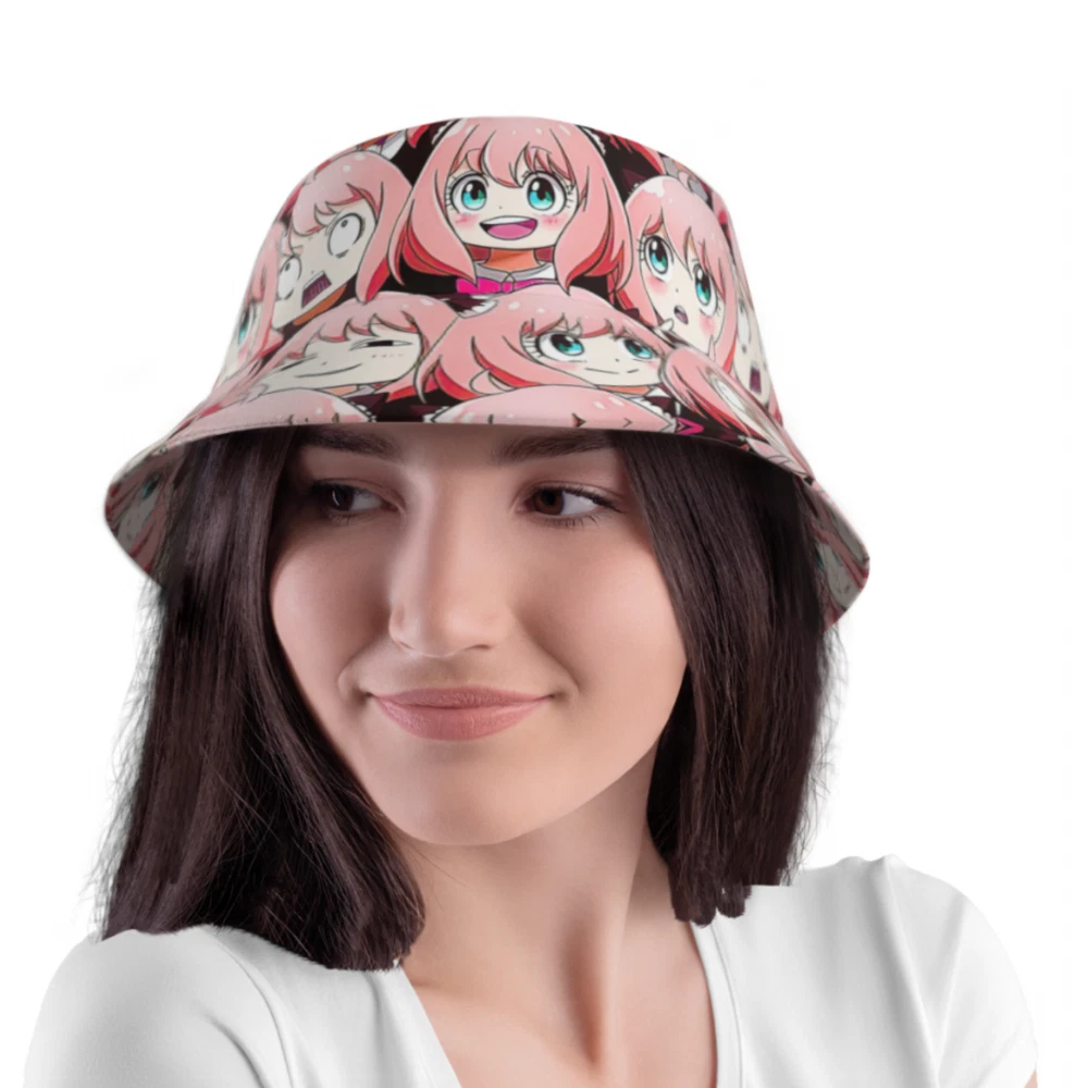 Premium Kawaii Anime Girl Bucket Hat, Cute, Japanese, Anime, Animation  Funny Hat