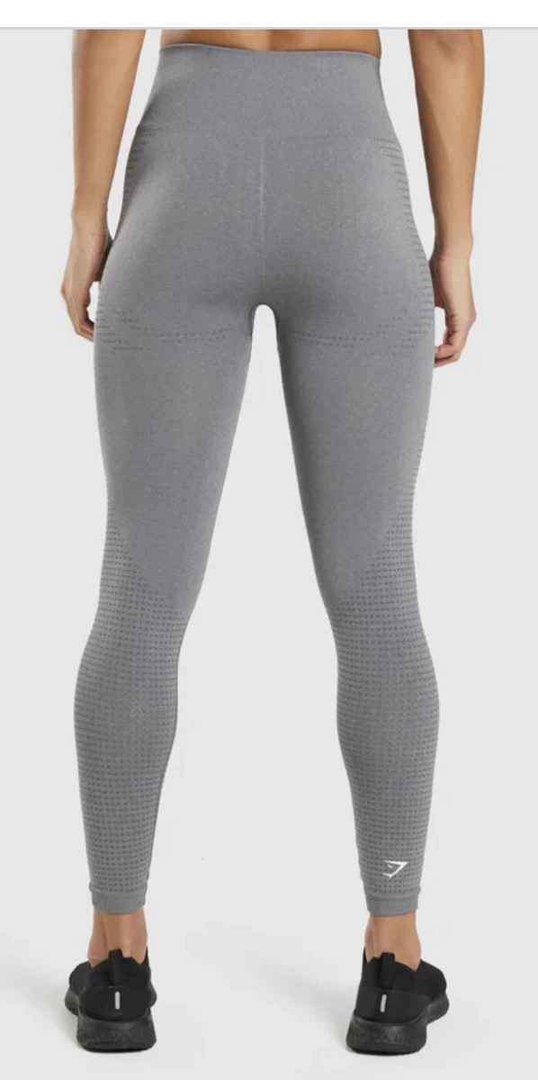 Gymshark Vital Seamless 2.0 Leggings - Smokey Grey Marl medium NEW