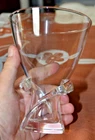 Vtg Steuben Crystal Art Glass Spiral Vase 8058 by David Pollard 1955, 6.5"