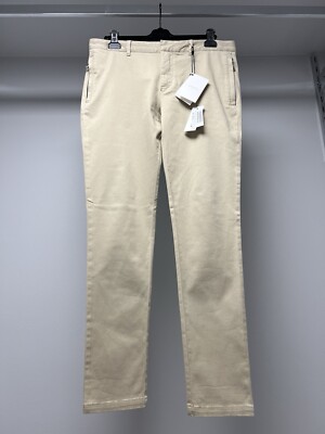 690€ BALMAIN PARIS CAMEL COLOR COTTON BLEND MENS CASUAL PANTS, SIZE 54 IT,  34 US - Main Image