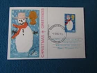 GB First Day Postcard CHRISTMAS 1966 Dorchester 1/12/66