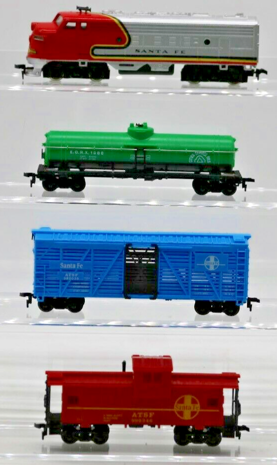 Model Power Pride Of The Line HO Scale Electric Train Set 1035 Santa Fe