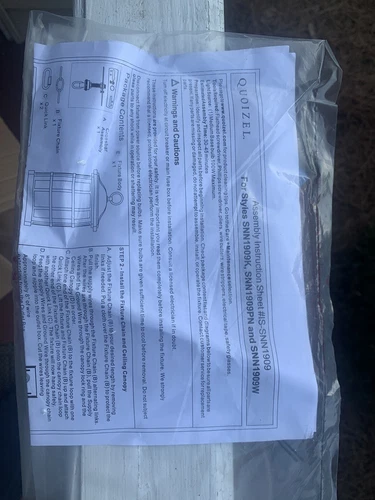 Quoizel (SNN1909K) Stonington Outdoor Pendant Lighting- 100w-Mystic Black - Picture 8 of 8