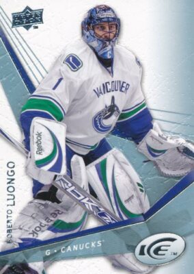 2008-09 Upper Deck Ice #81 ROBERTO LUONGO - Vancouver Canucks
