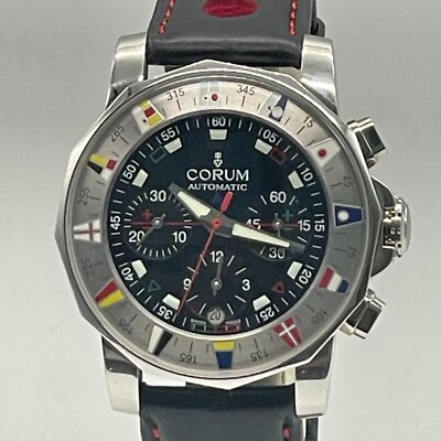 CORUM ADMIRALS CUP AUTOMATIC MOVEMENT STAINLESS STEEL REF985.630.20  44MM