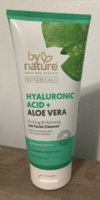 By Nature Purifying Gel Facial Cleanser w/Aloe Vera+Hyaluronic Acid 9.oz.Ex.9/27