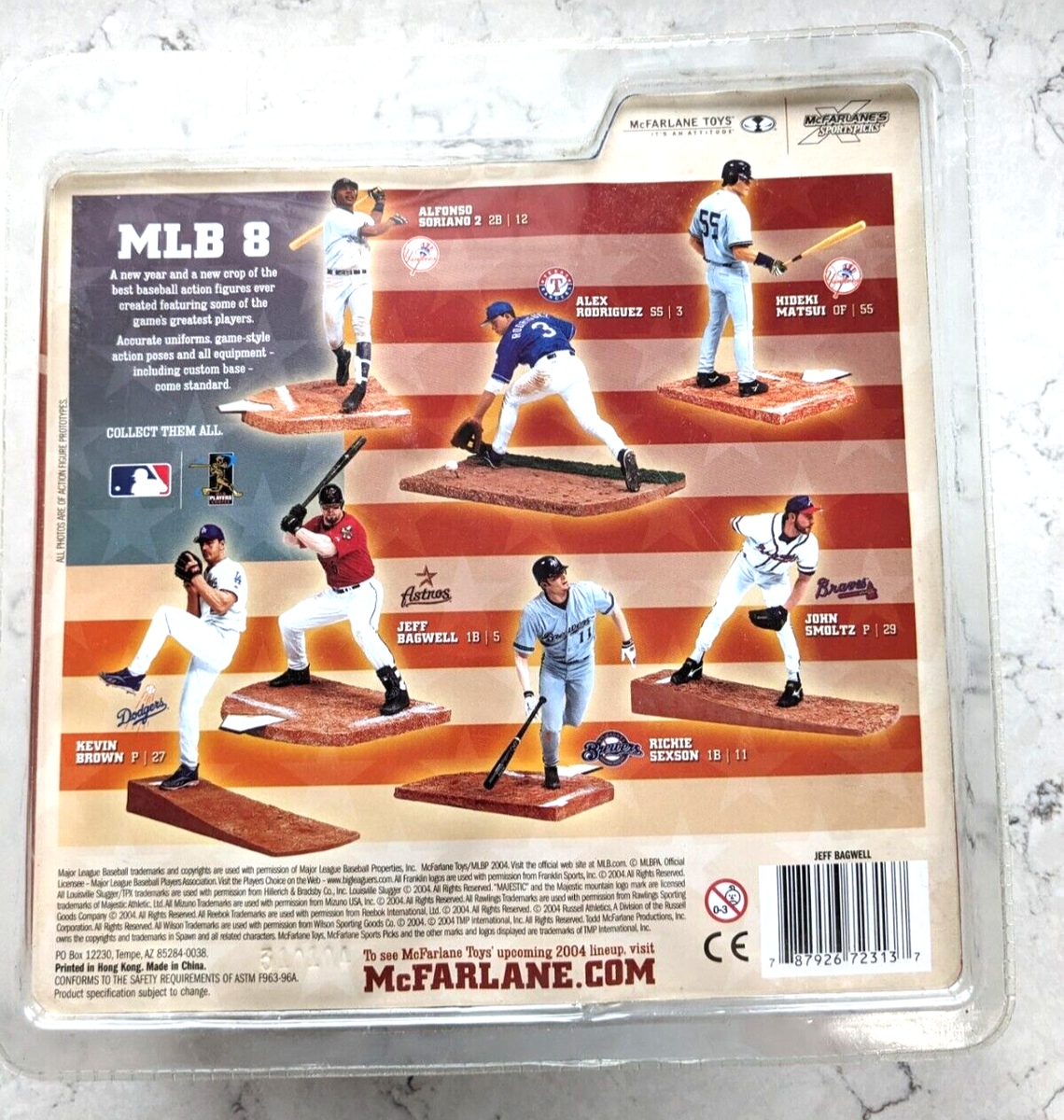 McFarlane MLB Series 8 Jeff Bagwell Chase Variant White Astros