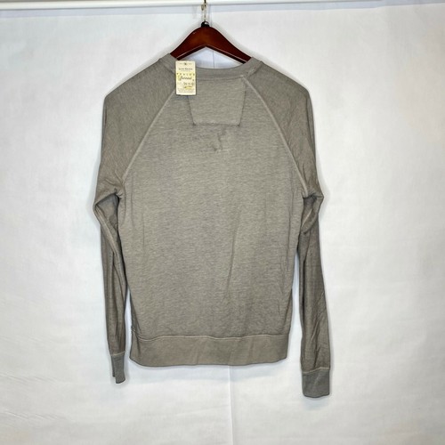 Lucky Brand Mens Sweatshirt Size M Medium Venice Burnout Grey - Picture 6 of 9