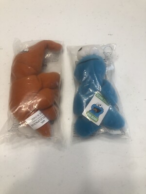 Kellogg's Mini Beans Sesame Street Cookie Monster And Snuffleupagus New Premium