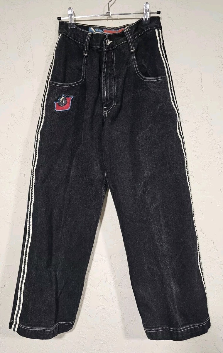 Vtg Jnco Skunk Jeans Mens 28x30 90s Wide Leg Y2K Baggy USA Vtg Jnco Skunk Jeans Mens 28x30 90s Wide Leg Y2K Baggy USA