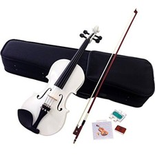 Hallstatt Violin V - 12 4/4 Size Violinches Regular Size ;  gloss white