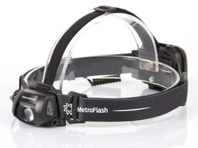Metro Flash Flashlight Head Mount Force IPX7 Waterproof 280 Lumens Cree-XP-G2 LS