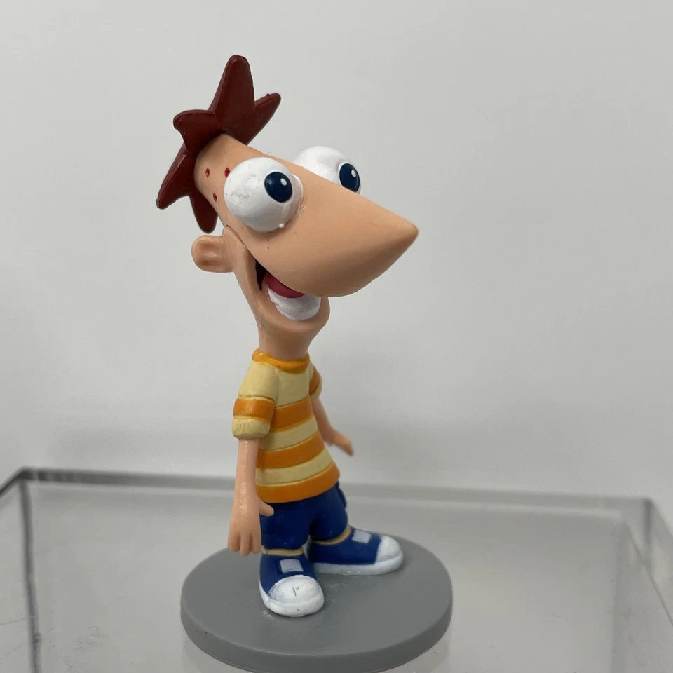 Disney Store 2010 Phineas & Ferb PVC 2¼" - Phineas Flynn -Toy Mini Figure- RARE - Image 2 of 4