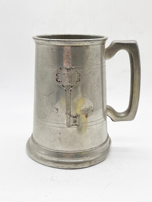 VINTAGE SHEFFIELD PEWTER TANKARD 21ST BIRTHDAY GIFT