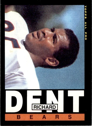 1985 Topps #24 Richard Dent HOF ROOKIE Chicago Bears / Tennessee State