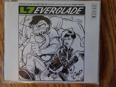 SUPER RARE! - L7 - Everglade - Uk - Slash - 1992 - CD - Free Ship!