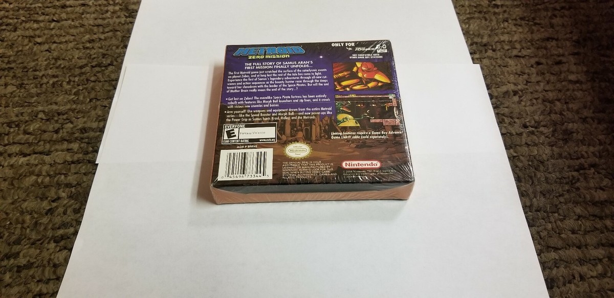 Metroid Zero Mission Sur GBA - PAL Complet Avec Carte VIP Jamais Grattée - Excellent état