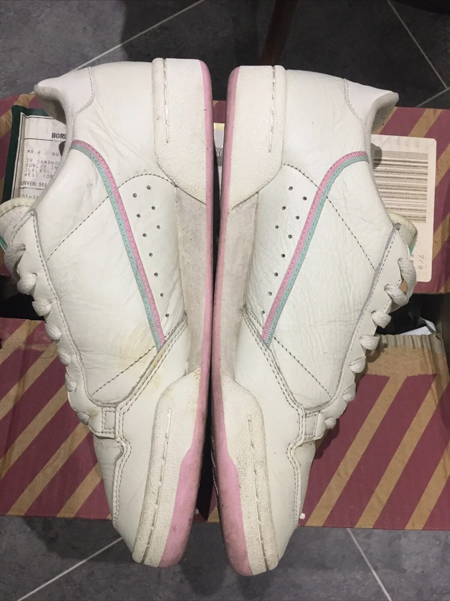 Adidas continental hotsell pink stripe