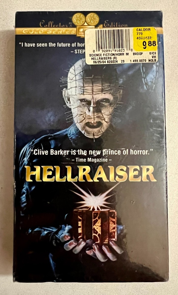 HellRaiser (VHS, 1994) Starmaker Gold Series Collector's