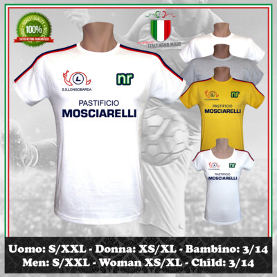 INSPIRIERTES FUSSBALL T-SHIRT S.S LANGOBARDISCHE FUSSBALLMANNSCHAFT BANFI HERREN DAMEN KIND