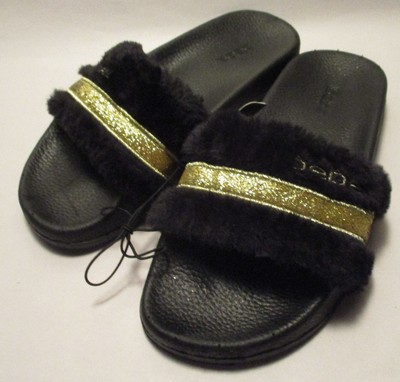 bebe slip on sandals