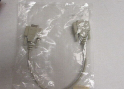 1FT Modem Cable DB9-F to DB9-F Serial-Straight through connect New sealed cables
