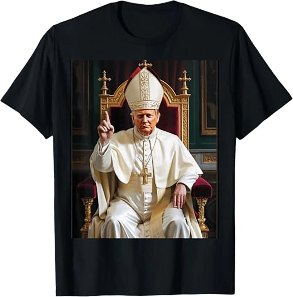 Футболка Pope Trump Funny President Trump Wants To Be The Next Pope - Изображение 3 из 4