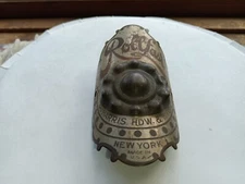 Vintage Roll Fast Bicycl Frame Head Badge